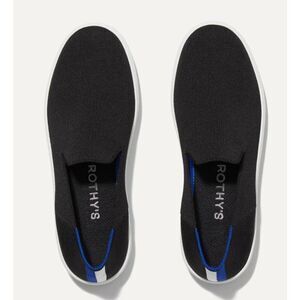 ROTHY'S The Original Slip-On Sneaker In All Black Size 9